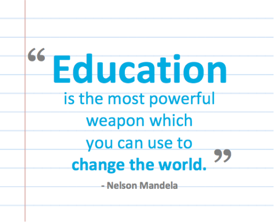 Nelson Mandela education quote